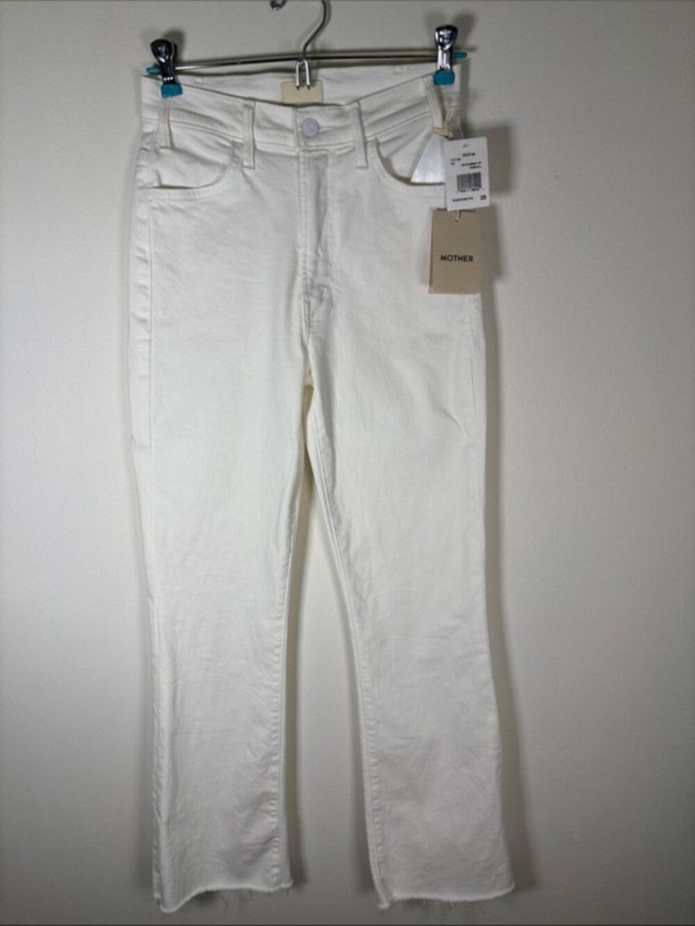 MOTHER The Hustler Ankle Fray Jeans – Fairest Of Them All – Size 25 NEW